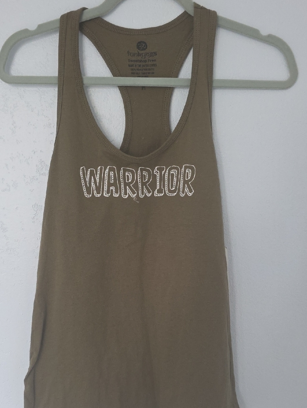 Racer Back Tank Top Size Medium